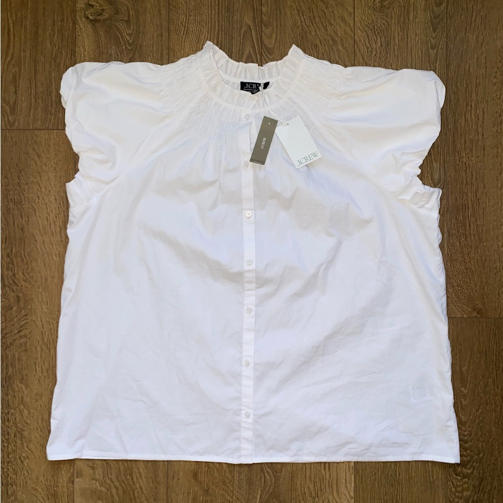 J. Crew White Blouse